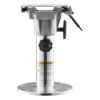 Boat Seat Pedestal, Adjustable Height from 13.39 to 19.2 Inches, Aluminum Alloy Boat Chair Base with Slide, 5-inch Sliding Travel, Locking Design