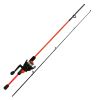 5-foot 6-inch 2-Piece Rod, Size 80 Reel, Left/Right Hand Retrieve, Orange
