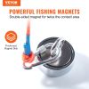 Magnet Fishing Kit, 1200lbs 2.95inch Diameter Double Sided Fishing Magnets, Strong Neodymium Magnet with Heavy Duty 65FT Rope, Grappling Hook