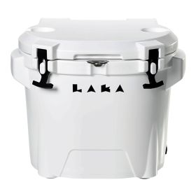 LAKA Coolers 30 Qt Cooler w/Telescoping Handle &amp; Wheels (Option: White)
