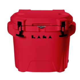 LAKA Coolers 30 Qt Cooler w/Telescoping Handle &amp; Wheels (Option: Red)