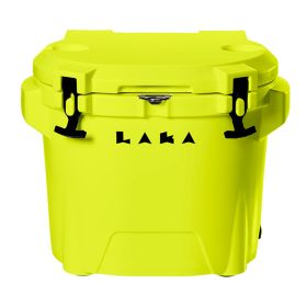 LAKA Coolers 30 Qt Cooler w/Telescoping Handle &amp; Wheels (Option: Yellow)